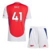 Original Trikotsatz Arsenal Rice 41 Heimtrikot 2024-25 Für Kinder